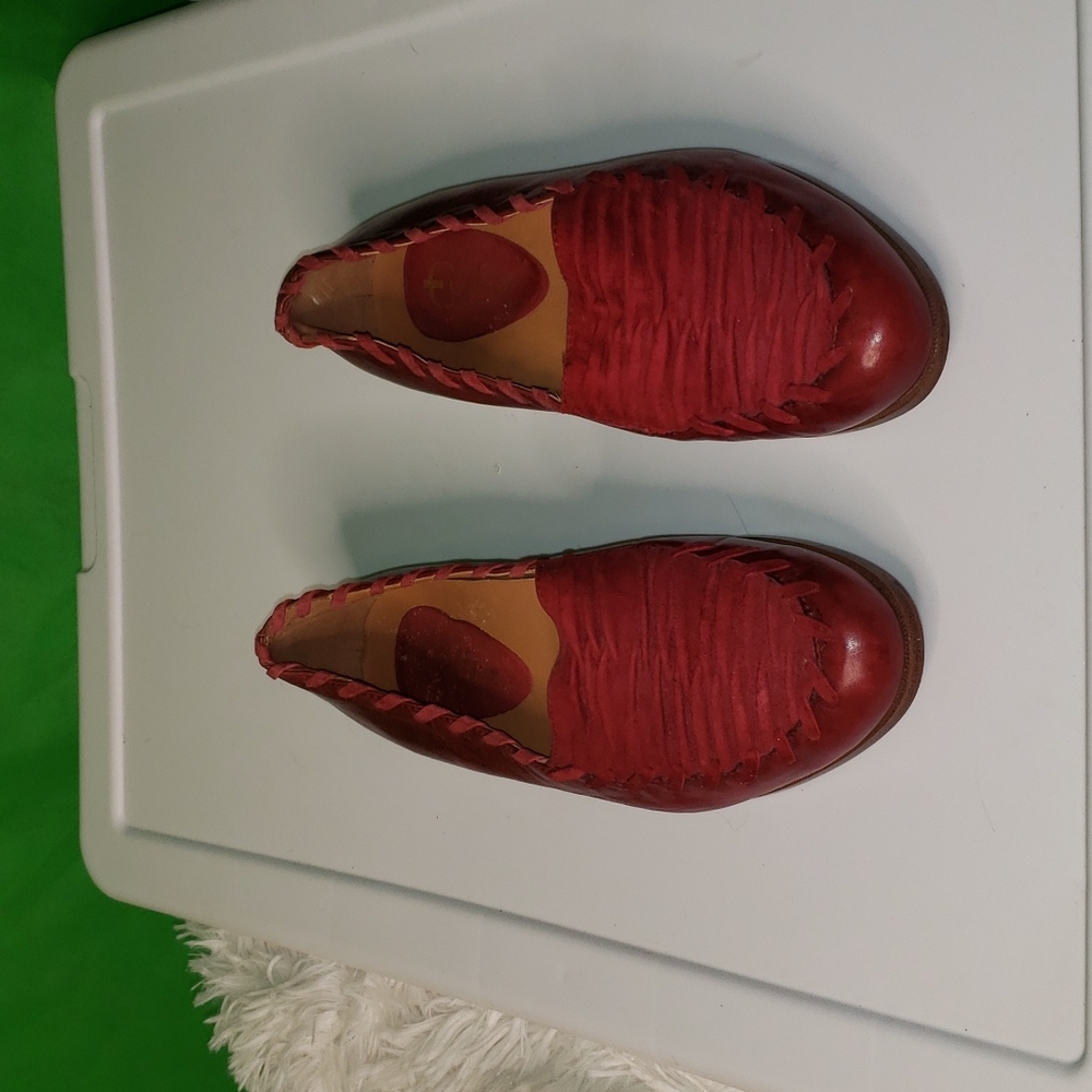 Womens Earthies Leather Sho